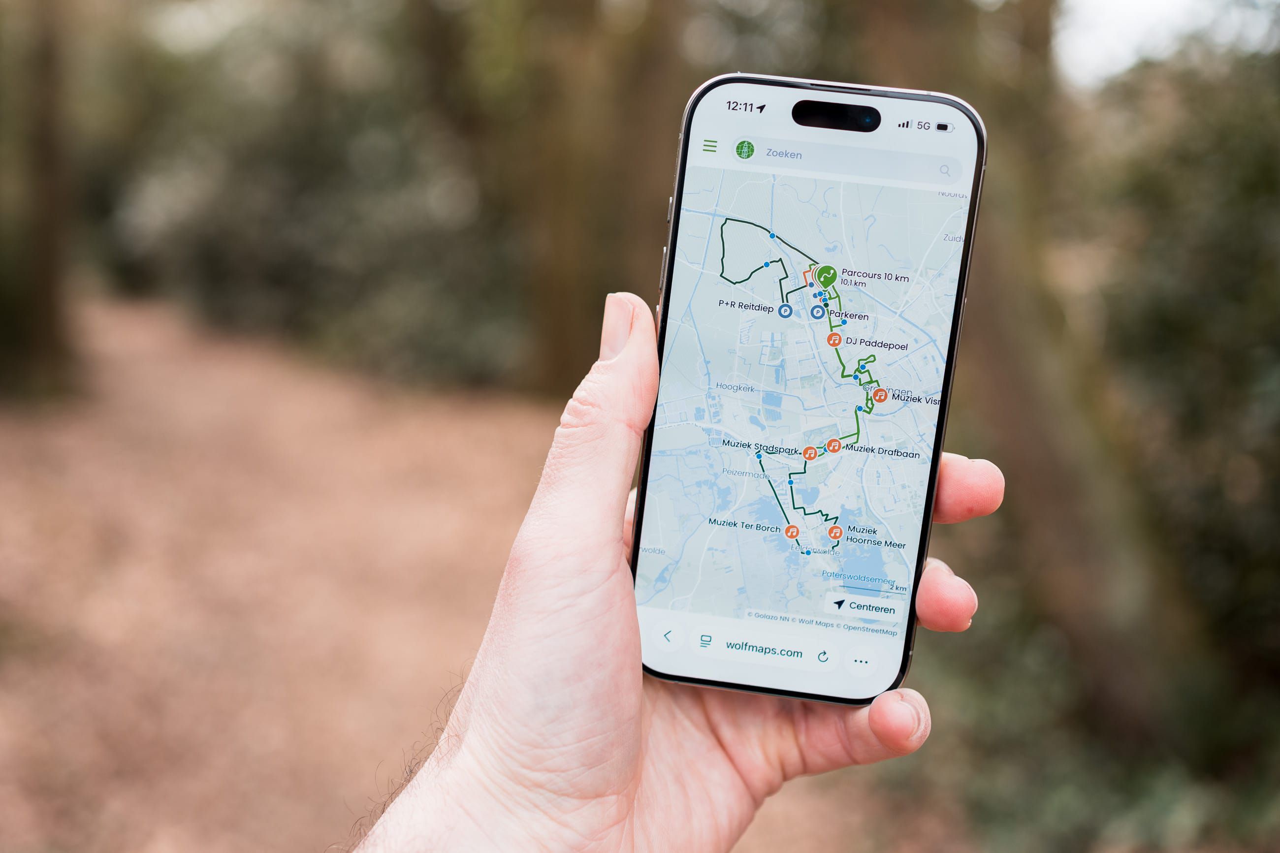 Interactieve kaart voor je sportevent