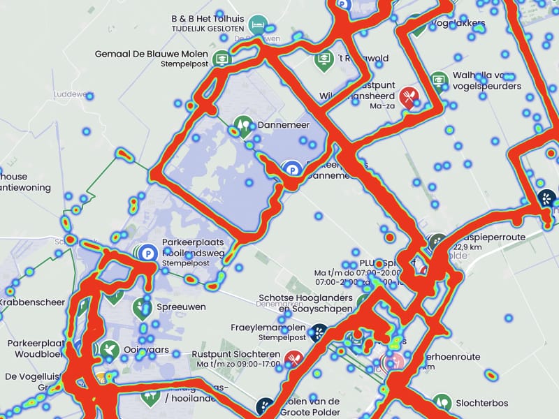 Heatmaps op je interactieve kaart