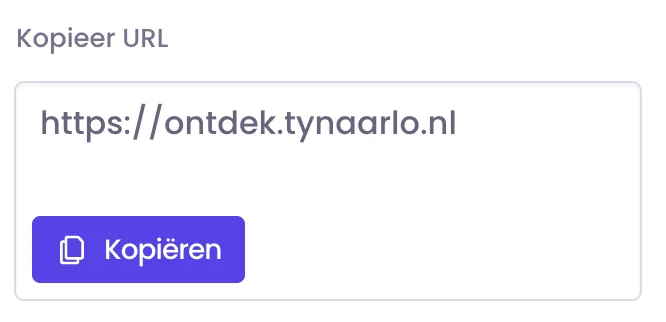 Share map and copy URL